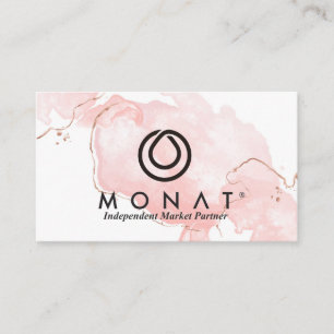 Cartão De Visita Seja seu próprio chefe com MONAT-Pink