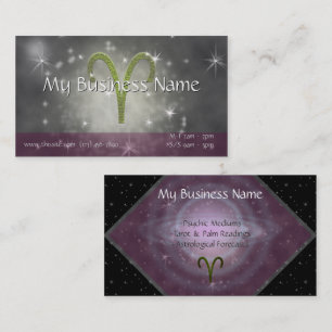 Cartão De Visita Selecionar Cor Aumenta Sinal Astrológico Zodíaco