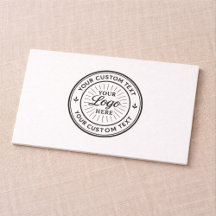 Selo de Marca Personalizada de Negócios Logotipo P