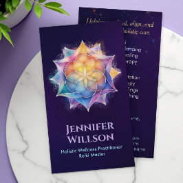 Cartão De Visita Sementes de vida na Flor de Lotus