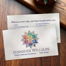 Cartão De Visita Sementes de vida na Flor de Lotus