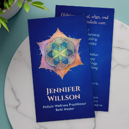 Cartão De Visita Sementes de vida na Flor de Lotus