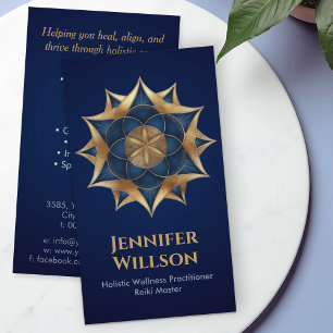 Cartão De Visita Sementes de vida na Flor de Lotus