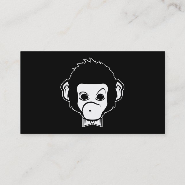 Cartão De Visita senhor macaco (Frente)