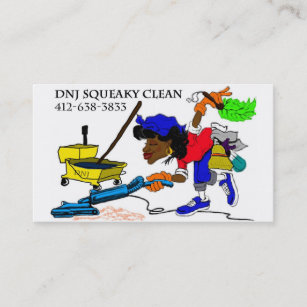 Cartão De Visita Senhora de limpeza