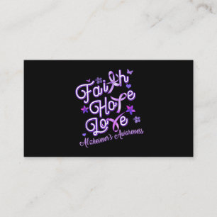 Cartão De Visita Sensibilização do Alzheimer Produtos de fita rox