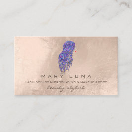 Cartão De Visita Sereia Makeup Artist Lashes Ivory Hairdresser