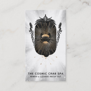 Cartão De Visita *~* Sereias Náuticas De Folha De Ouro