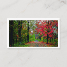 Cartão De Visita Serene Forest Business Card Professional Branding