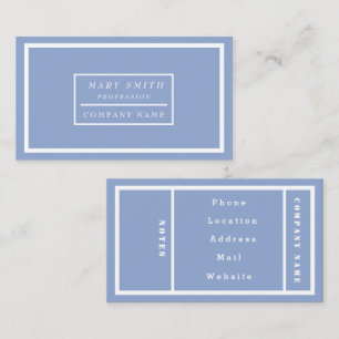 Cartão De Visita Serenidade Moderna Simples