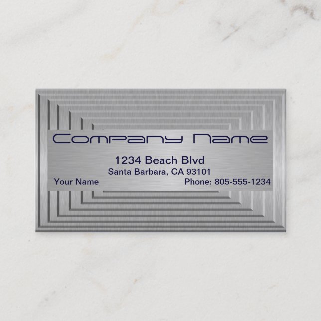 Cartão De Visita Série executiva (Frente)