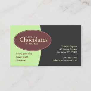 Cartão De Visita Série mergulhada 1 dos Ovals