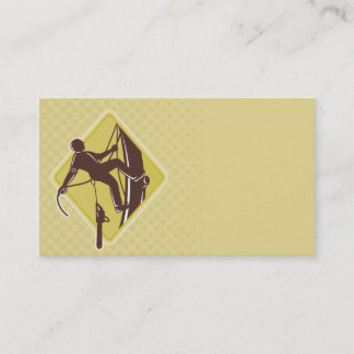 Cartão De Visita serra de cadeia do agricultor do cirurgião de