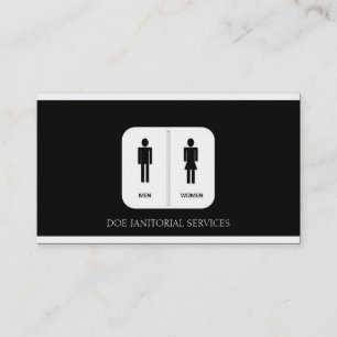 Cartão De Visita Serviço B/W do guarda de serviço/guarda/empregad