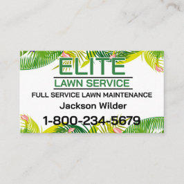 Cartão De Visita Serviço Completo de Manutenção de Jardins