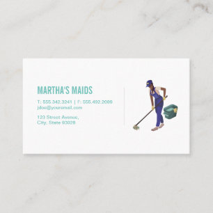 Cartão De Visita Serviço da empregada doméstica