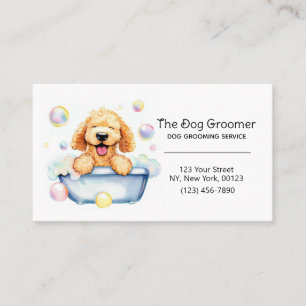Cartão De Visita Serviço de Agrupamento de Cachorros Pet Personaliz