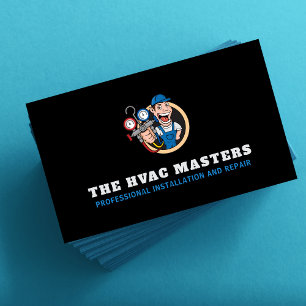 Cartão De Visita Serviço de aquecimento CA de arrefecimento do HVAC