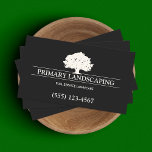 Cartão De Visita Serviço de Árvore e Paisagem de Cuidados Leitórios<br><div class="desc">Design clássico do logotipo da árvore de carvalho verde.</div>