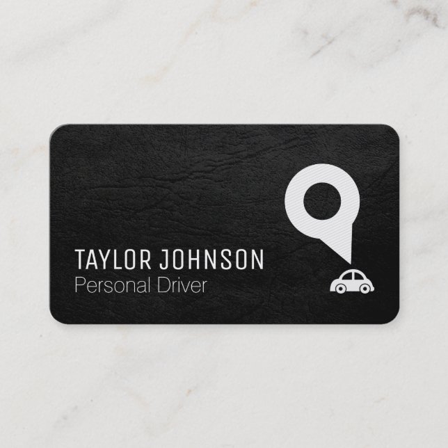 Cartão De Visita Serviço de condução (Frente)