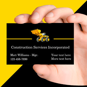 Cartão De Visita Serviço de Digitalização de Construção Moderna