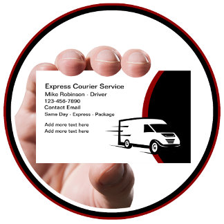Cartão De Visita Serviço de entrega expresso no mesmo dia