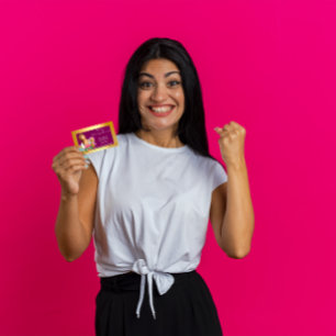 Cartão De Visita Serviço de Limpeza de Sala Clássica Dourado