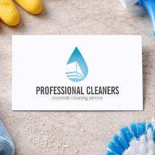 Cartão De Visita Serviço de Limpeza Profissional, Lavagem Por Press