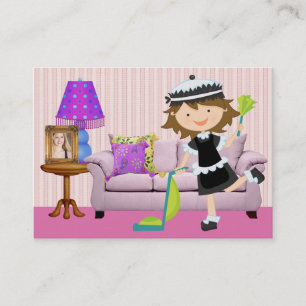 Cartão De Visita Serviço de limpeza - SRF