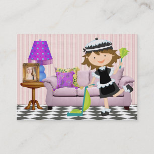 Cartão De Visita Serviço de limpeza - SRF