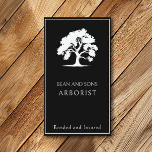 Cartão De Visita Serviço de Paisagem para Remoção de Árvore Arboris