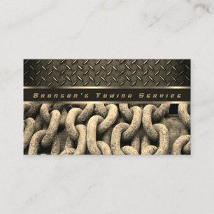 Cartão De Visita Serviço de reboque automático profissional de ca