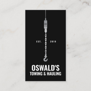 Cartão De Visita Serviço de reboque e assalto