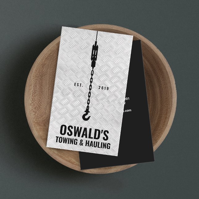 Cartão De Visita Serviço de reboque e assalto (Criador carregado)