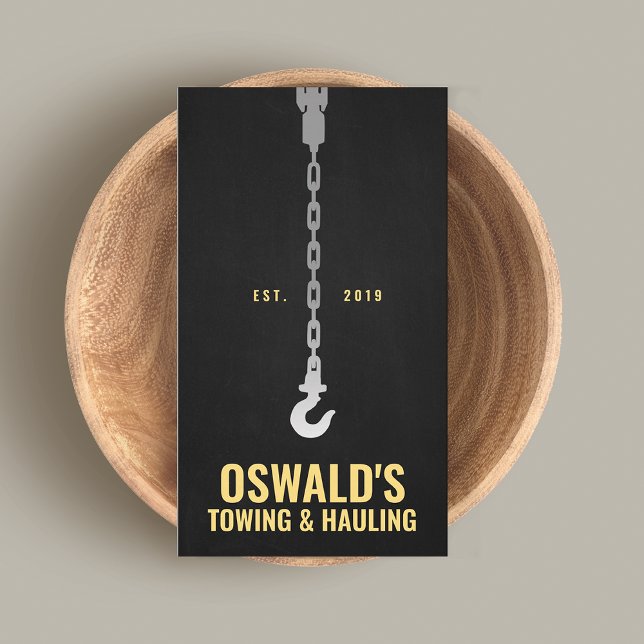 Cartão De Visita Serviço de reboque e assalto (Criador carregado)