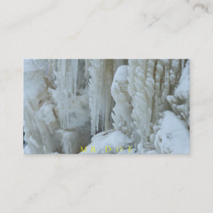 Cartão De Visita Serviço de refrigeração de ar condicionado de duas