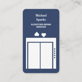 Cartão De Visita Serviço de Reparo do Elevador
