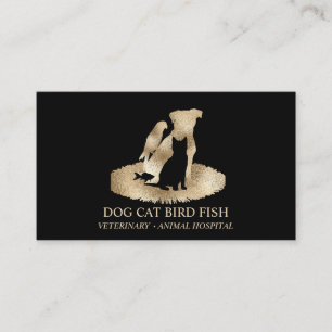 Cartão De Visita Serviço de Sessão do Hospital Veterinário dos A