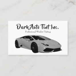 Cartão De Visita Serviço de Tonalidade Automático de Carro Profissi