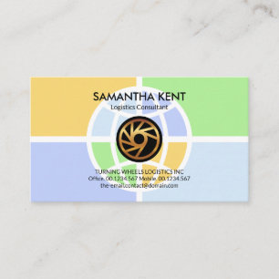 Cartão De Visita Serviço de Transporte de Modos de Logística Globai