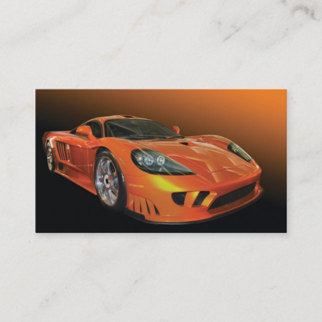 Cartão De Visita Serviço e vendas automáticas de alto desempenho (Frente)