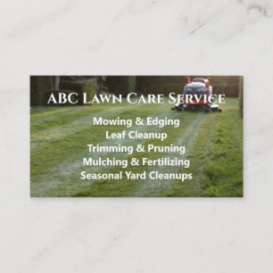 Cartão De Visita Serviço Premium Lawnpro
