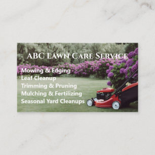 Cartão De Visita Serviço Premium Lawnpro