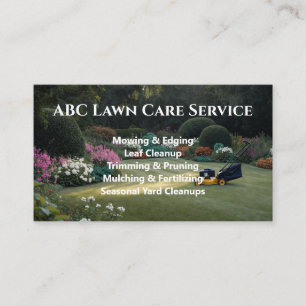 Cartão De Visita Serviço Premium Lawnpro