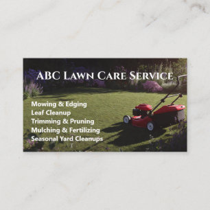 Cartão De Visita Serviço Premium Lawnpro