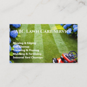 Cartão De Visita Serviço Premium Lawnpro