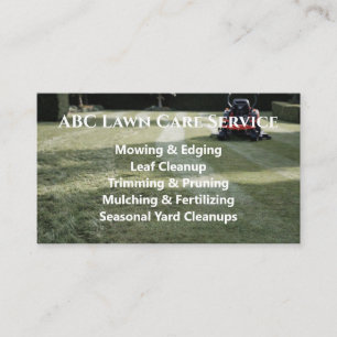 Cartão De Visita Serviço Premium Lawnpro