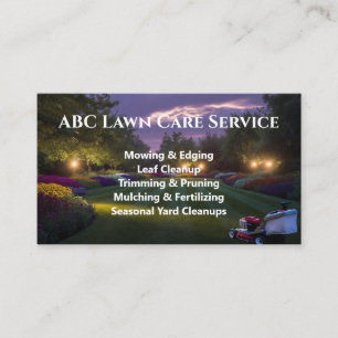 Cartão De Visita Serviço Premium Lawnpro