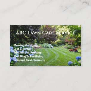 Cartão De Visita Serviço Premium Lawnpro