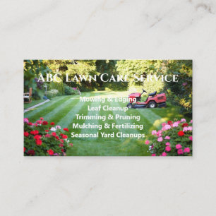 Cartão De Visita Serviço Premium Lawnpro